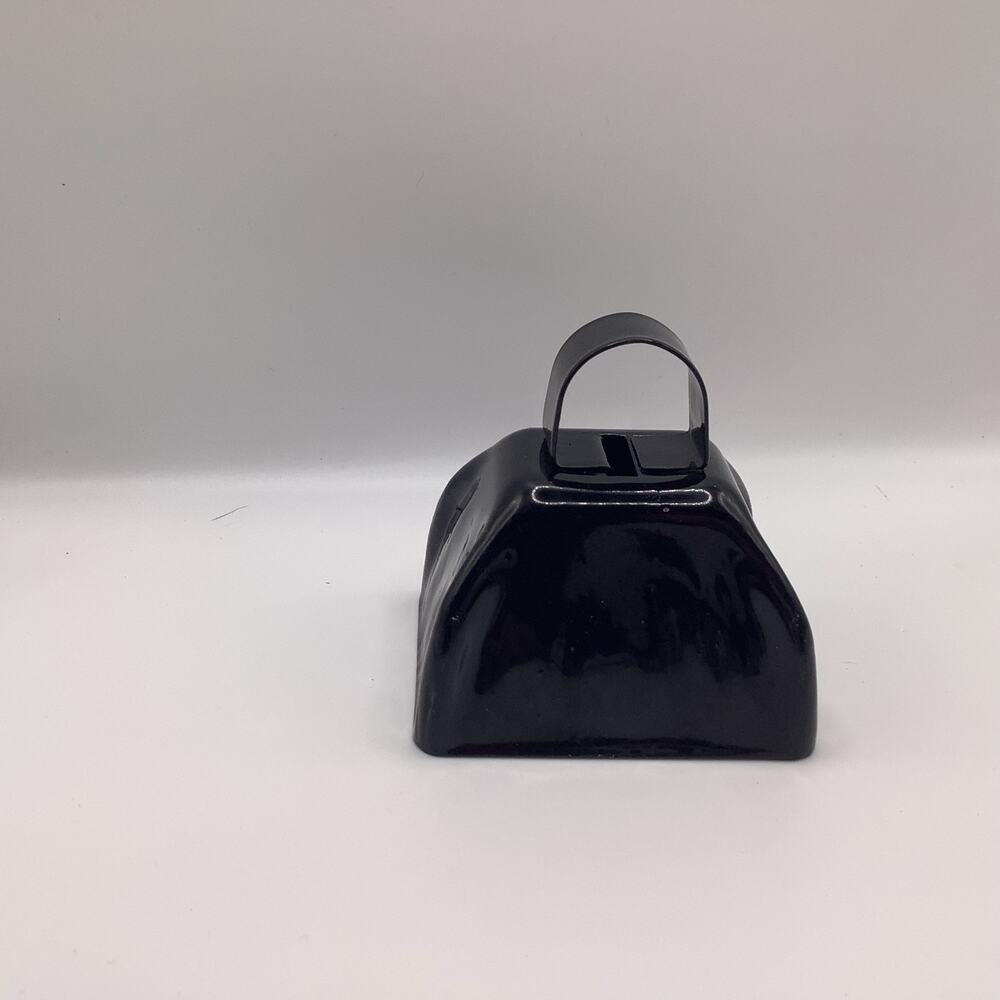 3" Black Metal Cowbell Noise Maker Sports Game Event Cheer Party Favor New